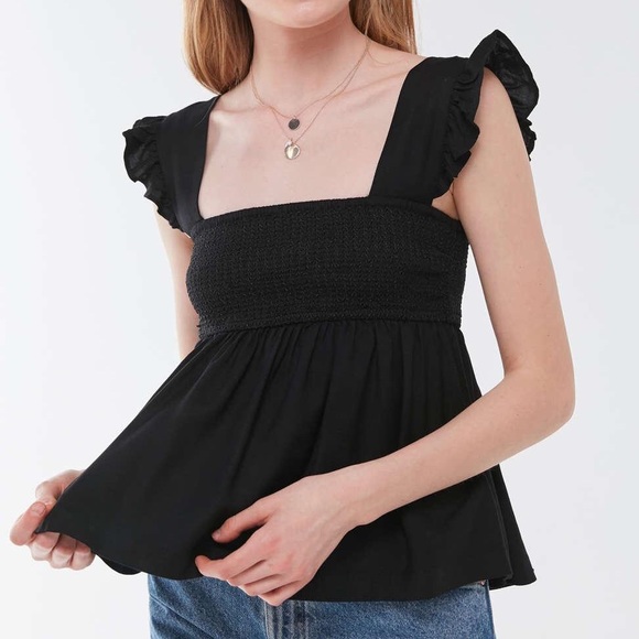 ruffle babydoll top